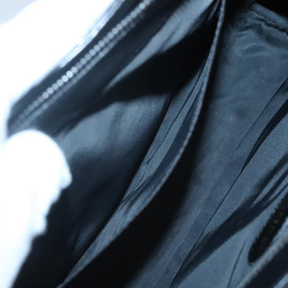 Chanel Vintage CC Front Pocket Tote Quilted Leather, BLACK, LEATHER, Tote bag