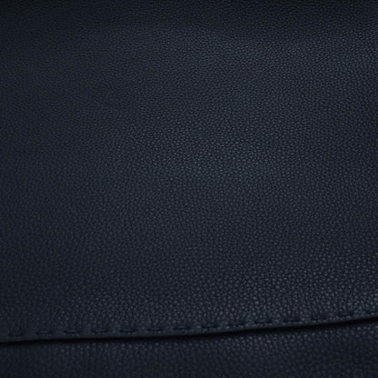 Fendi Selleria Peekaboo Fit Bag Leather, NAVY, LEATHER, Handbag