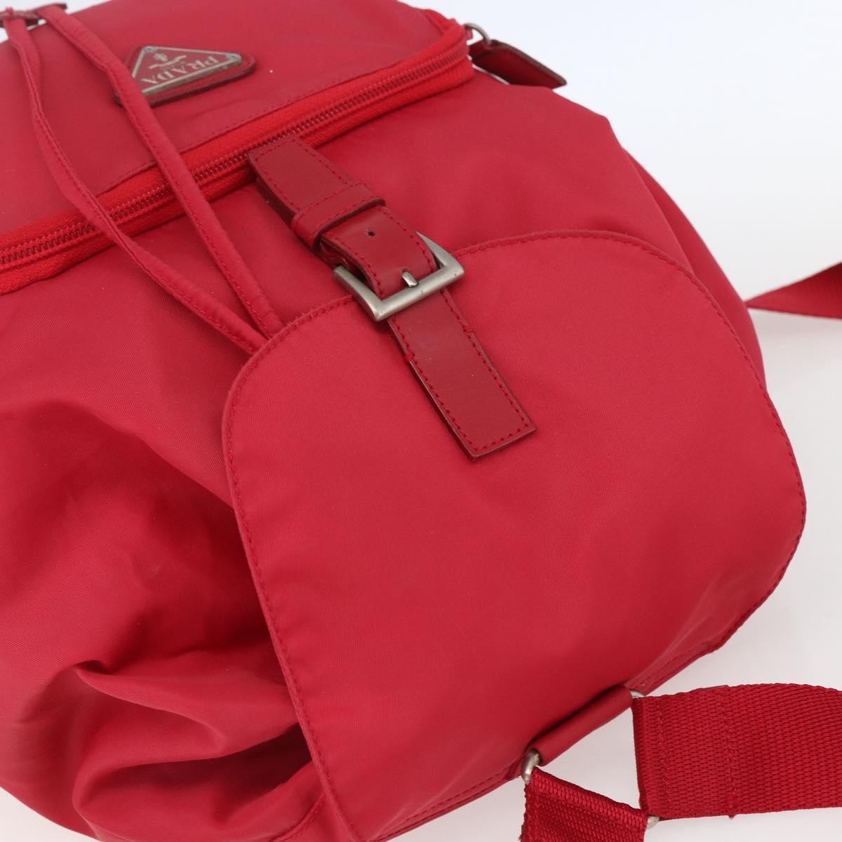 Prada Front Pocket Backpack Tessuto, PINK, NYLON, Backpack