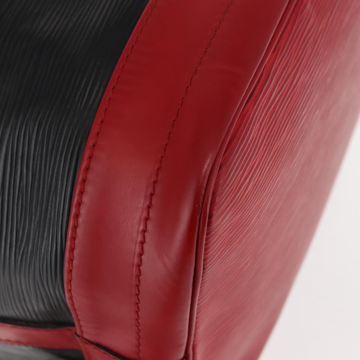 Louis Vuitton Bicolor Noe Handbag Epi Leather, BLACK, LEATHER, Handbag