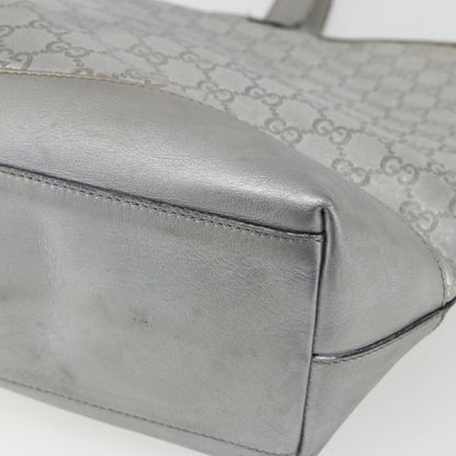 Gucci Plus Tote Guccissima Leather, SILVER, LEATHER, Tote bag