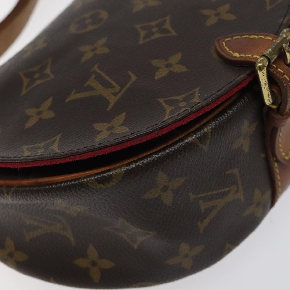Louis Vuitton Tambourine Handbag Monogram Canvas, BROWN, CANVAS, Shoulder bag