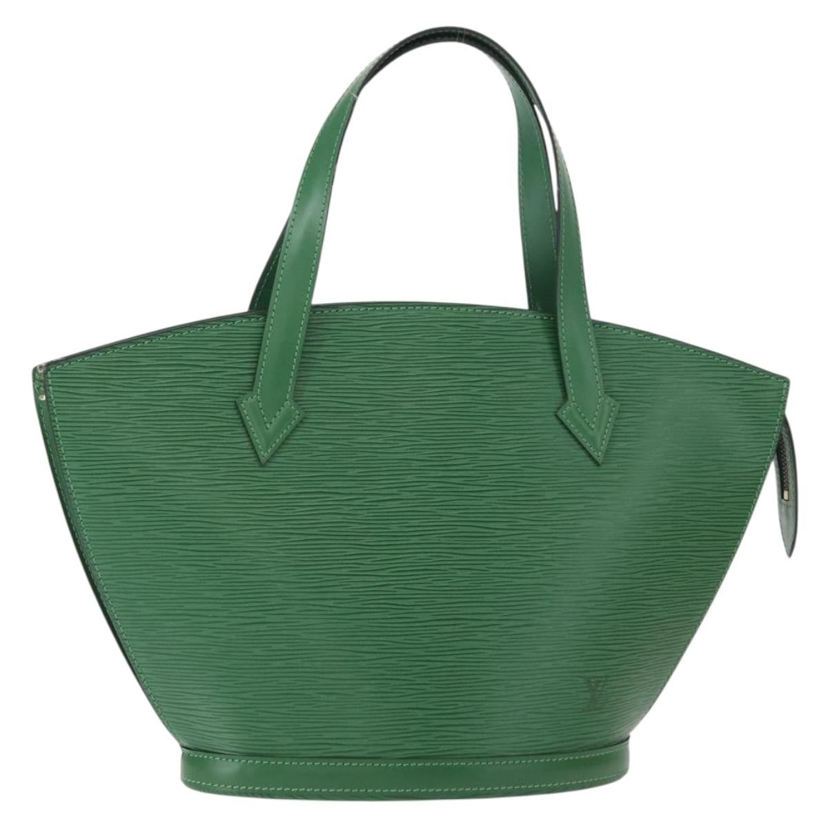 Louis Vuitton Saint Jacques Handbag Epi Leather, GREEN, EPI LEATHER, Handbag