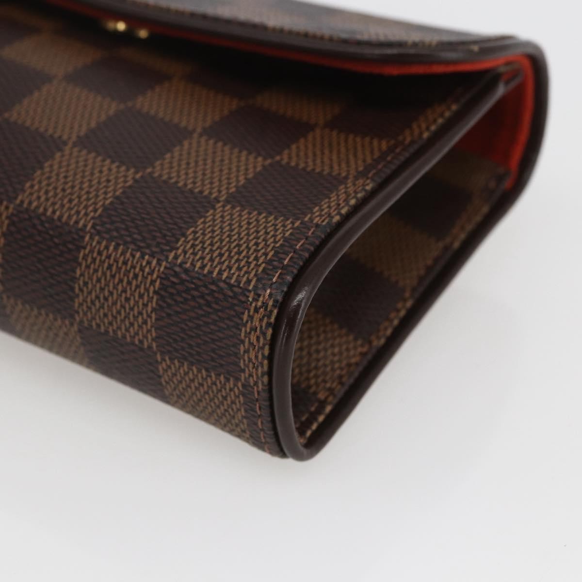 Louis Vuitton Florentine Waist Bag Damier Canvas, Brown, Canvas, Clutch