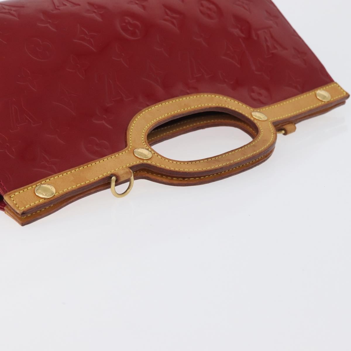 Louis Vuitton Roxbury Drive Handbag Monogram Vernis, RED, PATENT_LEATHER, Handbag