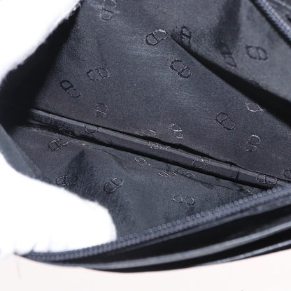 Christian Dior Clutch bag Leather, BLACK, LEATHER, Clutche & pouche