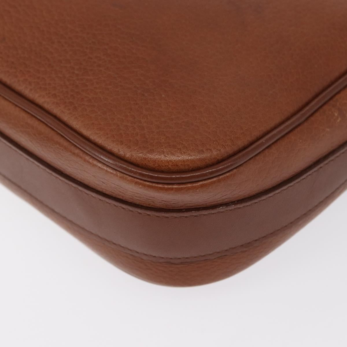 Burberry Vintage Shoulder Bag Leather, BROWN, LEATHER, Shoulder bag