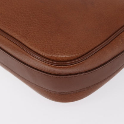Burberry Vintage Shoulder Bag Leather, BROWN, LEATHER, Shoulder bag