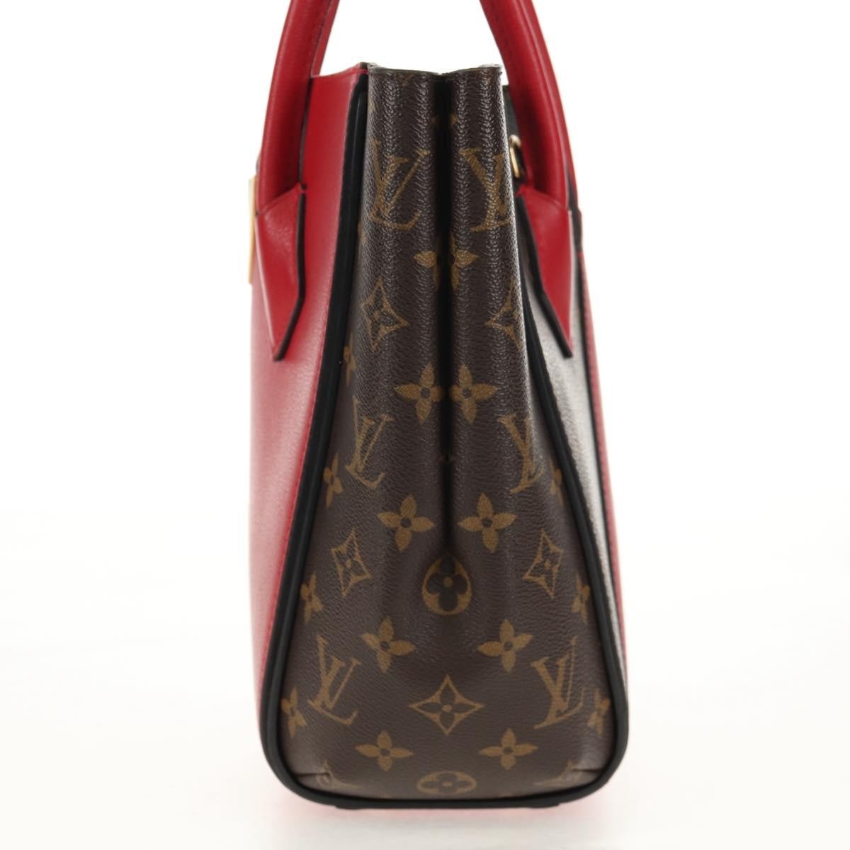 Louis Vuitton Kimono Handbag Monogram Canvas and Leather, Red, Canvas, Handbag