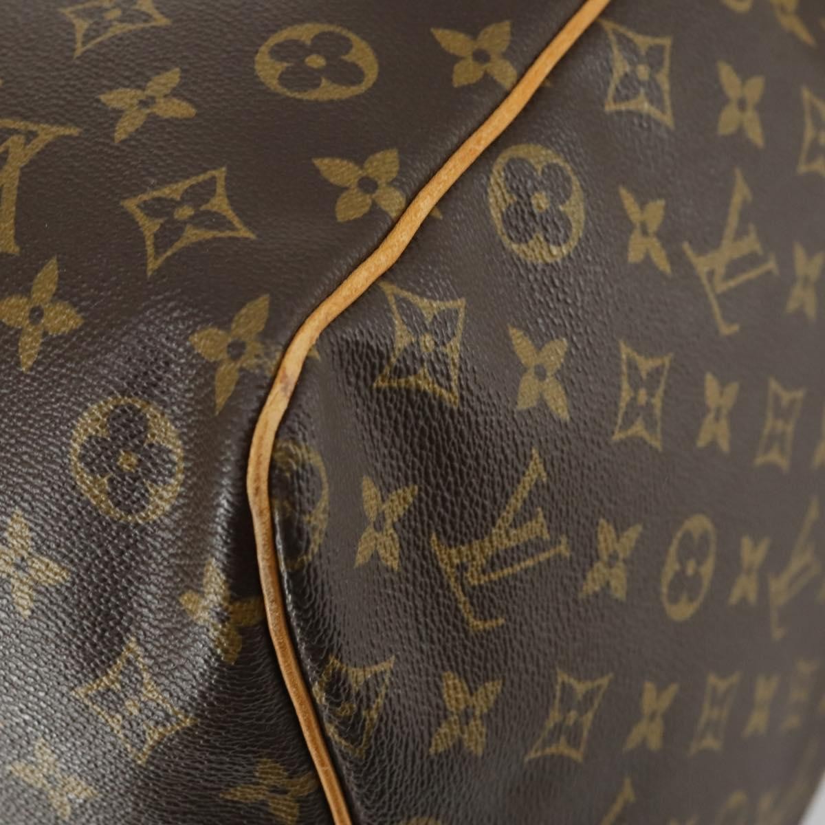 Louis Vuitton Keepall Bag Monogram Canvas, BROWN, CANVAS, Travel bag