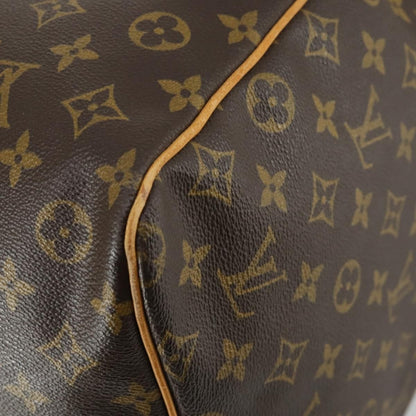 Louis Vuitton Keepall Bag Monogram Canvas, BROWN, CANVAS, Travel bag
