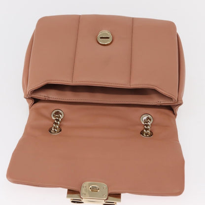 Salvatore Ferragamo Vara Soft Flap Bag Quilted Leather, PINK, LEATHER, Shoulder bag