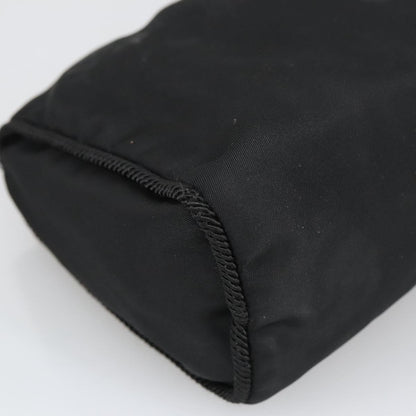 Prada Zip Pouch Tessuto, BLACK, NYLON, Clutche & pouche