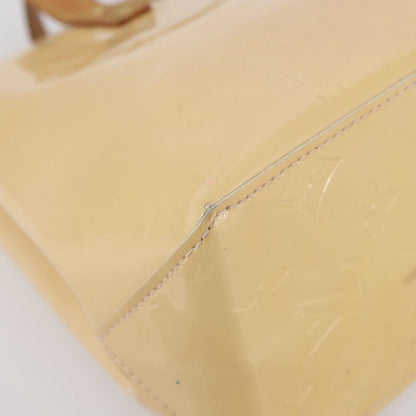 Louis Vuitton Reade Handbag Monogram Vernis, BEIGE, PATENT_LEATHER, Handbag