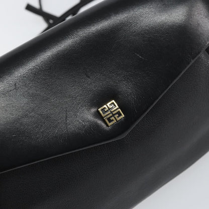 Givenchy Vintage 4G shoulder bag Leather, BLACK, LEATHER, Shoulder bag