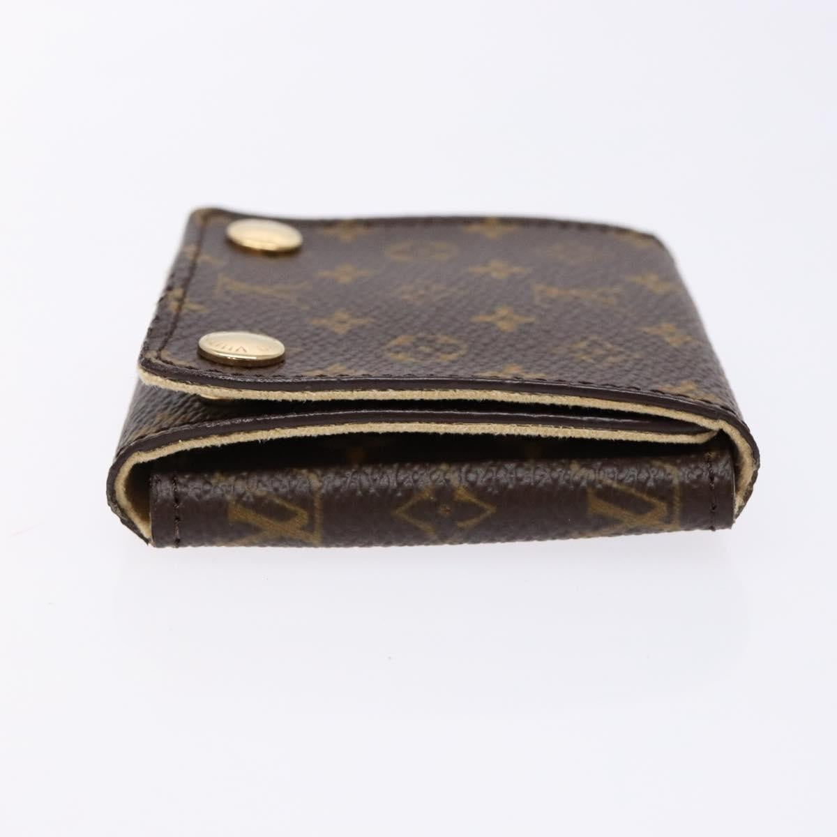 Louis Vuitton CASE JEWELRY BOX Canvas, BROWN, CANVAS, Wallets