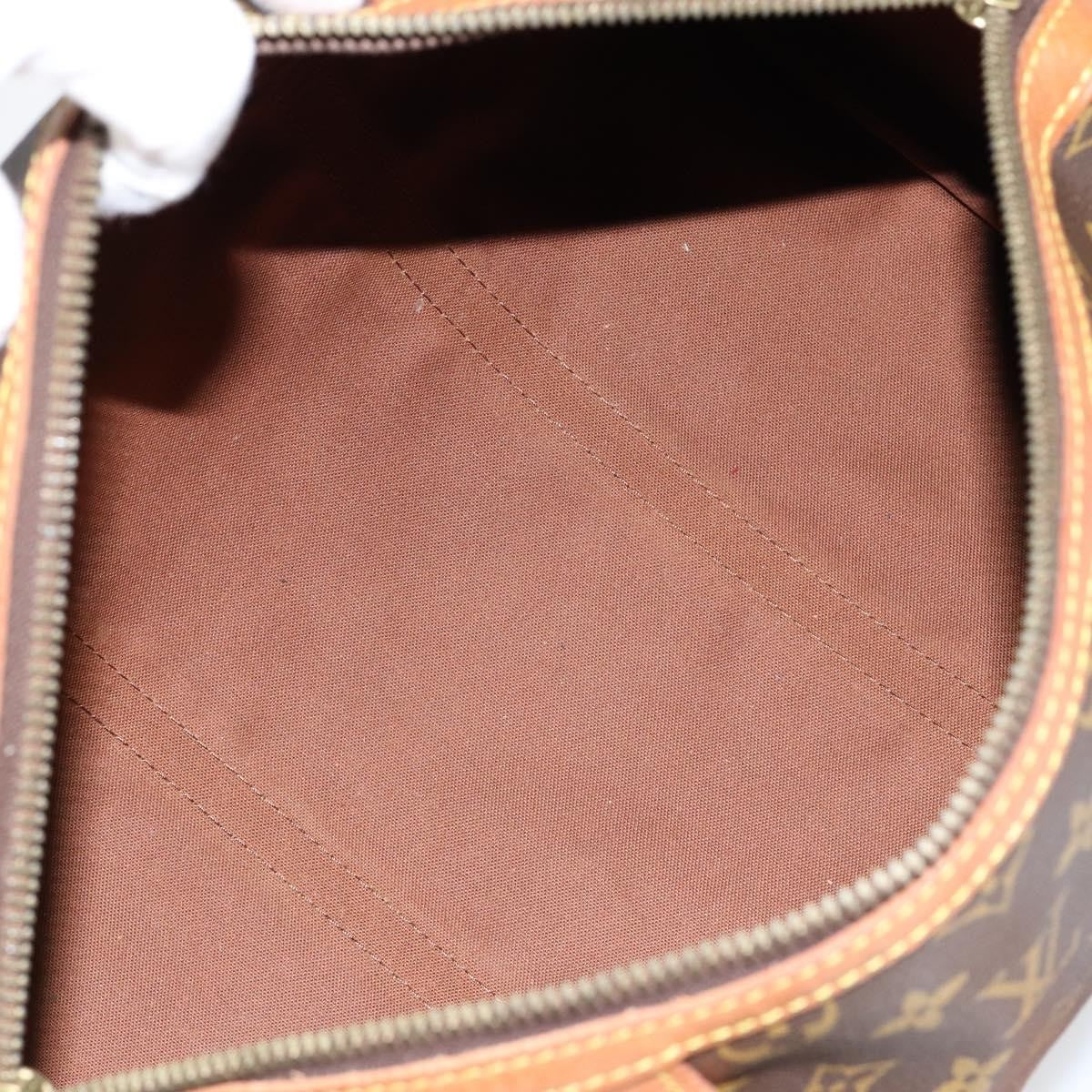 Louis Vuitton Sac Souple Handbag Monogram Canvas, BROWN, CANVAS, Travel bag