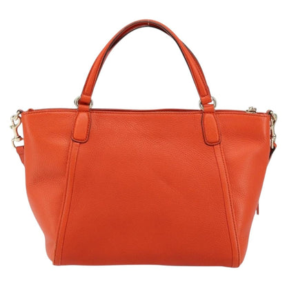 Gucci Soho Working Tote Leather, ORANGE, LEATHER, Handbag
