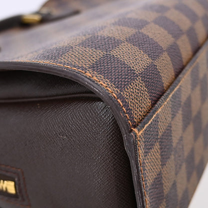 Louis Vuitton Triana Bag Damier, Brown, Canvas, Handbag