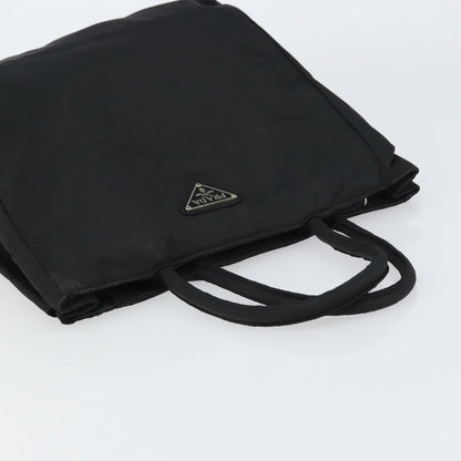Prada Vintage Tote Nylon, BLACK, NYLON, Tote bag