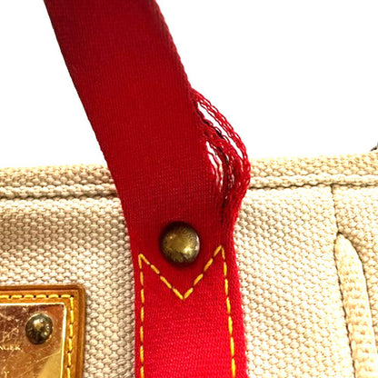 Louis Vuitton Cabas Canvas, RED, CANVAS, Tote bag
