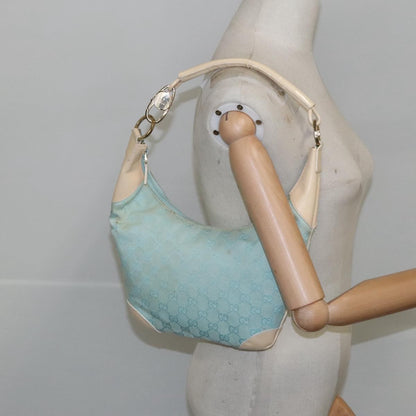 Gucci Vintage Hobo GG Canvas, BLUE, CANVAS, Shoulder bag
