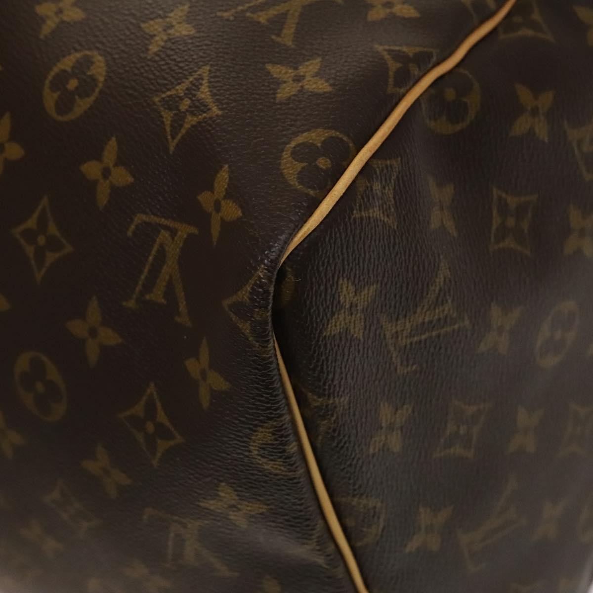 Louis Vuitton Keepall Bag Monogram Canvas, BROWN, CANVAS, Travel bag