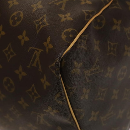 Louis Vuitton Keepall Bag Monogram Canvas, BROWN, CANVAS, Travel bag