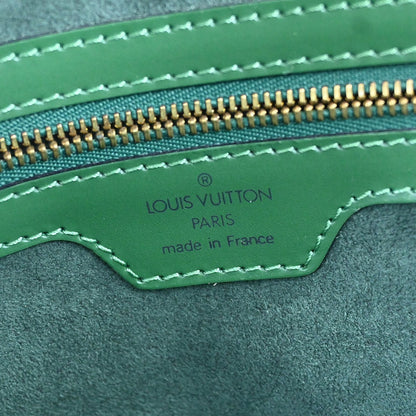 Louis Vuitton Lussac Handbag Epi Leather, GREEN, LEATHER, Shoulder bag