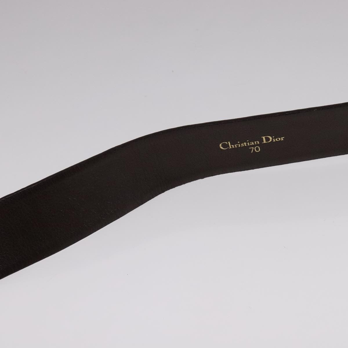 Christian Dior D Buckle Belt Canvas and Leather, BROWN, CANVAS, Belts