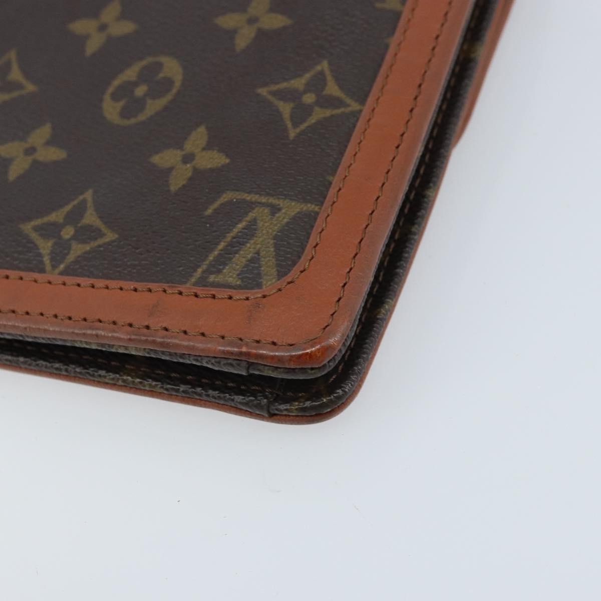 Louis Vuitton Dame Pochette Monogram Canvas, BROWN, CANVAS, Clutche & pouche