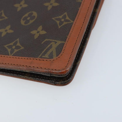 Louis Vuitton Dame Pochette Monogram Canvas, BROWN, CANVAS, Clutche & pouche