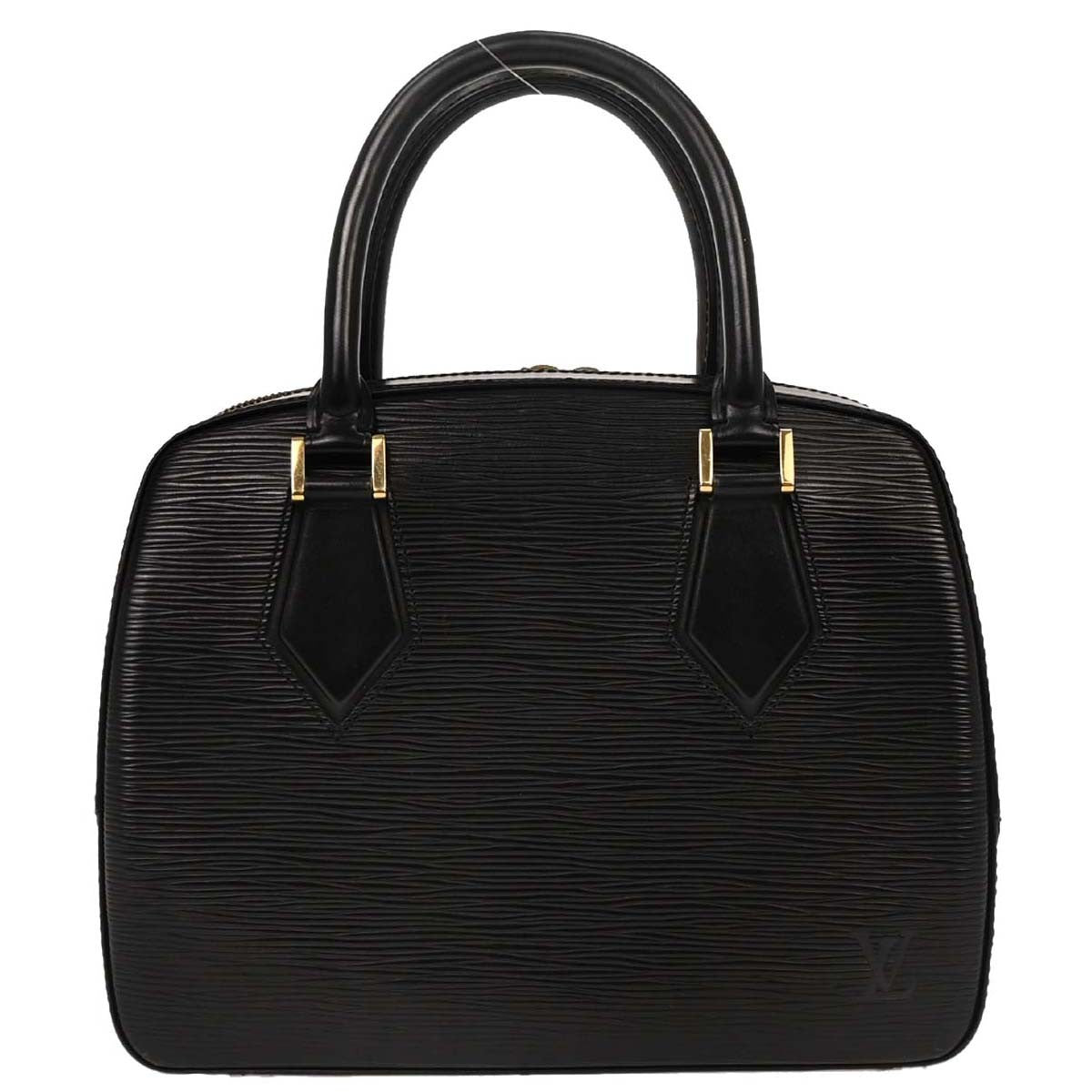 Louis Vuitton Sablons Handbag Epi Leather, BLACK, LEATHER, Handbag