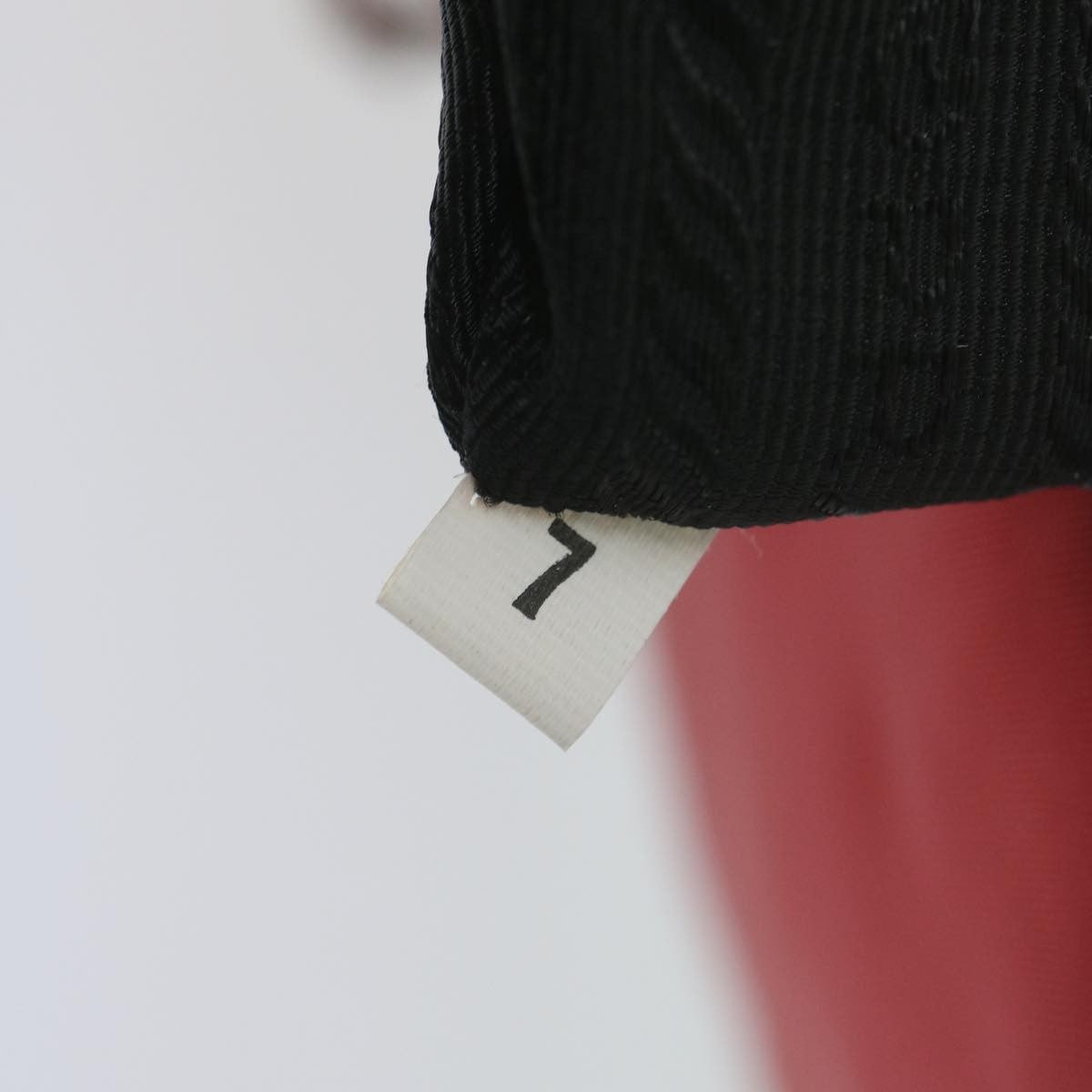 Prada Chain Shoulder Bag Tessuto, RED, NYLON, Shoulder bag