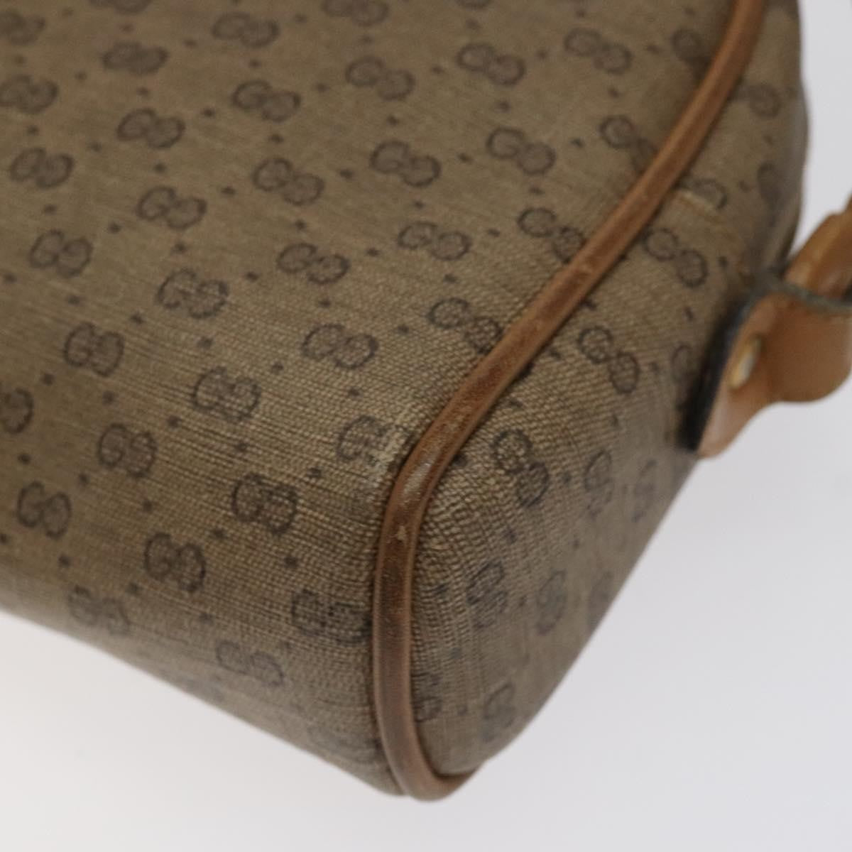 Gucci Micro GG supreme shoulder bag GG canvas, BEIGE, PVC, Shoulder bag