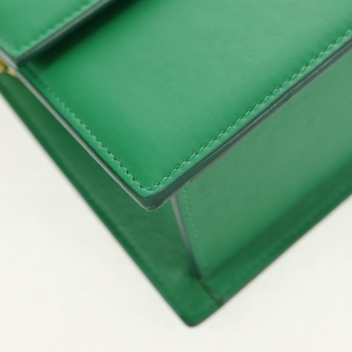 Jacquemus Le Bambinou Flap Bag Leather, GREEN, LEATHER, Handbag