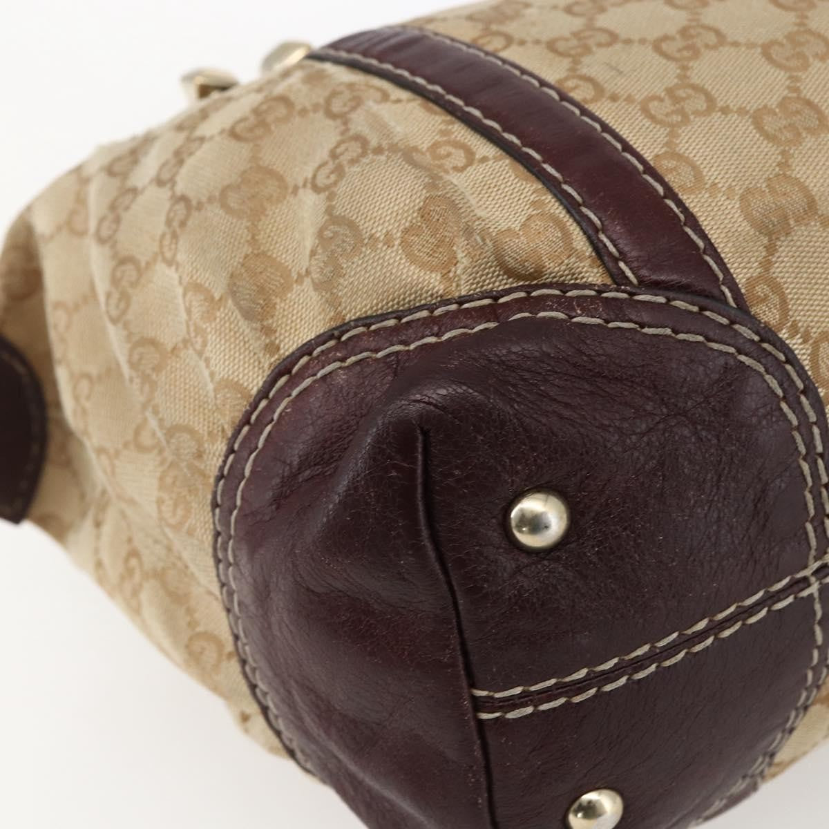 Gucci Vintage Handbag GG Canvas, BEIGE, CANVAS, Handbag