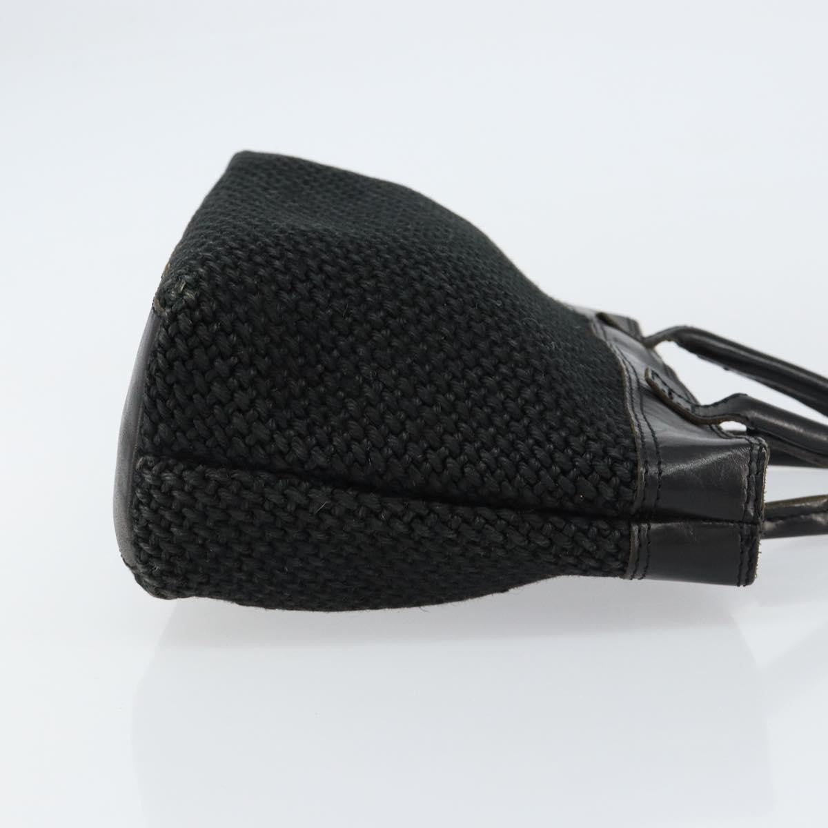 Bottega Veneta Vintage handbag Canvas, BLACK, CANVAS, Handbag