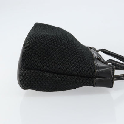 Bottega Veneta Vintage handbag Canvas, BLACK, CANVAS, Handbag