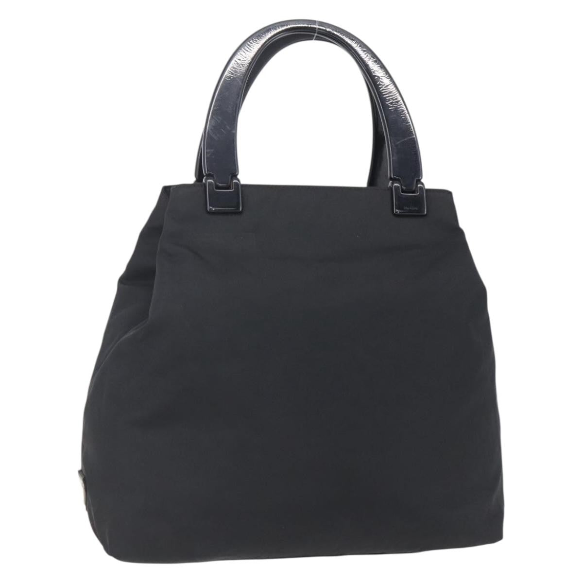 Prada Vintage Handbag Tessuto, Black, Nylon, Handbag