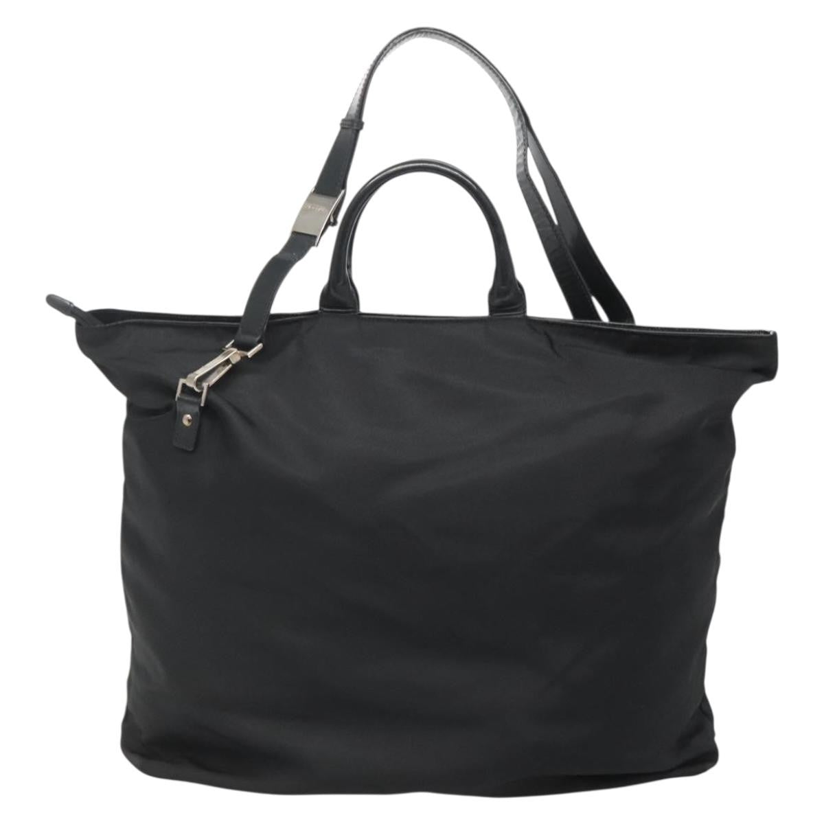 Gucci Vintage Handbag Nylon, BLACK, NYLON, Handbag