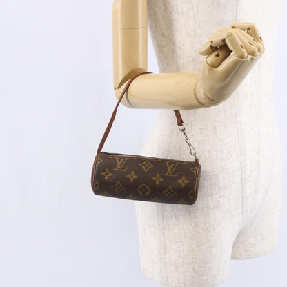 Louis Vuitton Papillon Pochette Monogram Canvas, BROWN, CANVAS, Clutche & pouche