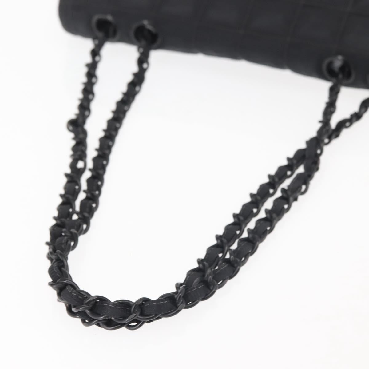 Chanel Travel Line Flap Bag Nylon, BLACK, NYLON, Travel bag