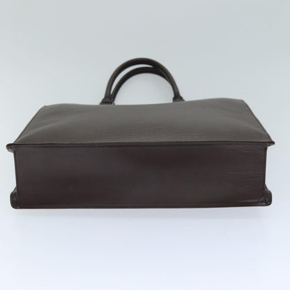 Louis Vuitton Sac Plat Bag Epi Leather, BROWN, LEATHER, Handbag