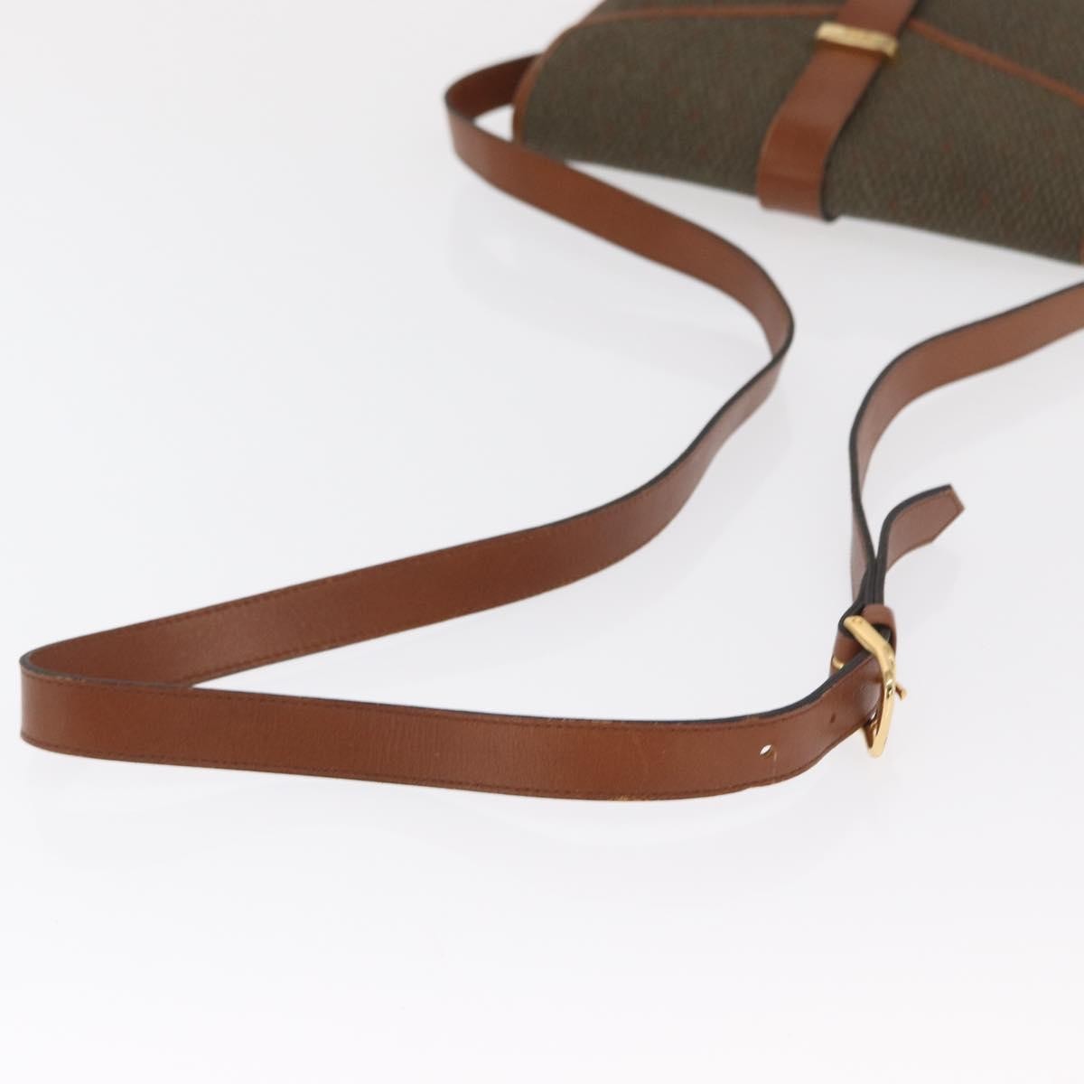 Saint Laurent Vintage Shoulder Bag Canvas, KHAKI, CANVAS, Shoulder bag