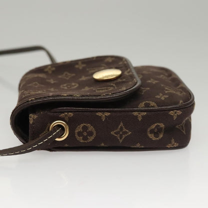 Louis Vuitton Cancun Pochette Monogram Mini Canvas, BROWN, CANVAS, Clutche & pouche