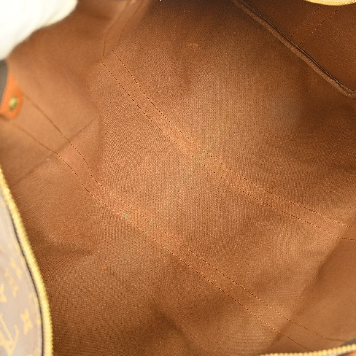 Louis Vuitton Keepall Bandouliere Bag Monogram Canvas, BROWN, CANVAS, Travel bag