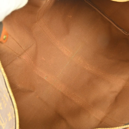 Louis Vuitton Keepall Bandouliere Bag Monogram Canvas, BROWN, CANVAS, Travel bag