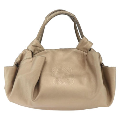 Loewe Anagram Logo Nappa Aire Hand Bag Leather, GOLD, LEATHER, Handbag