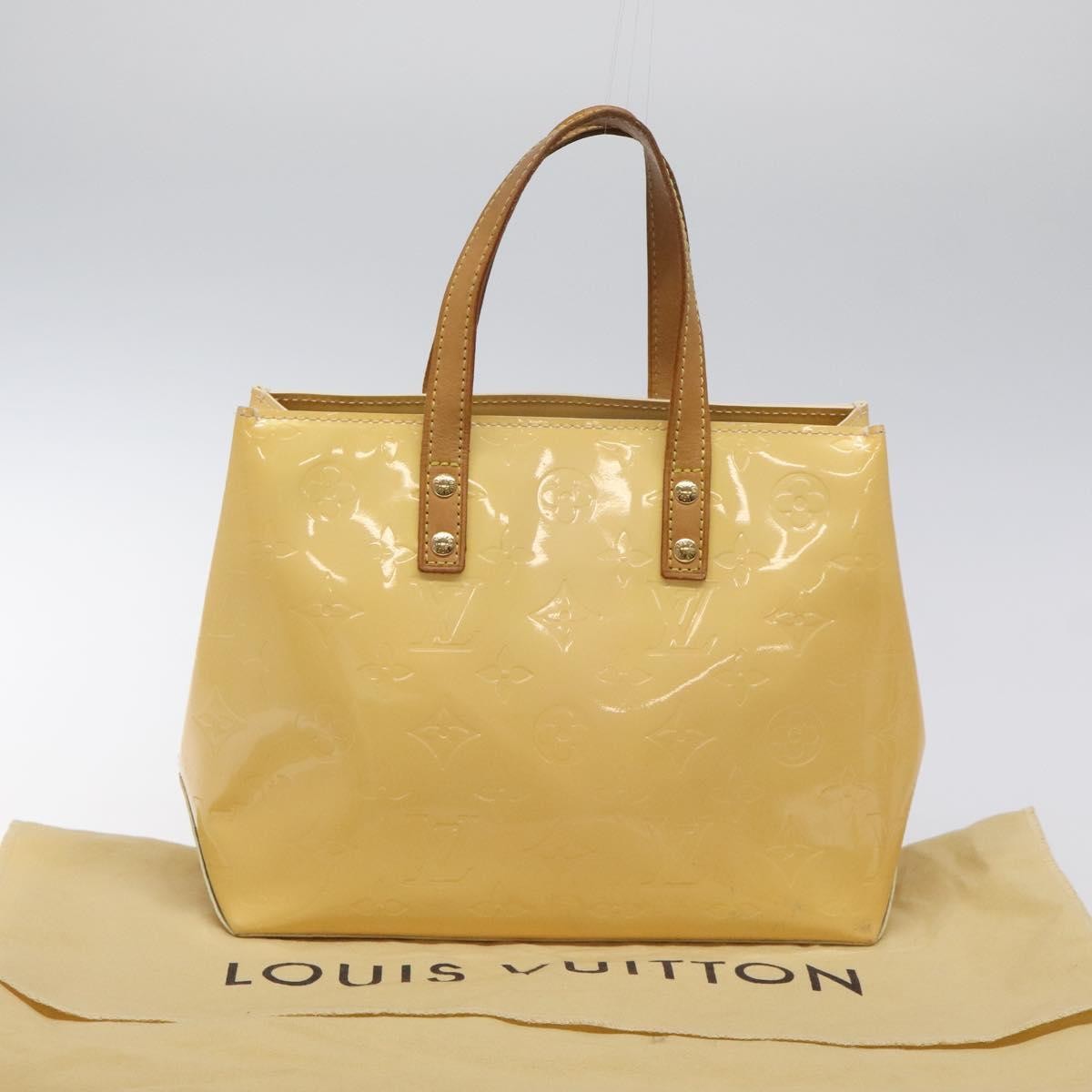 Louis Vuitton Reade Handbag Monogram Vernis, PINK, PATENT_LEATHER, Handbag